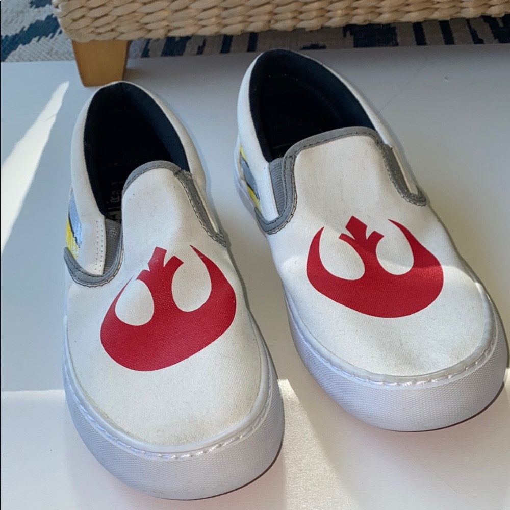 Sperry REBEL Star Wars Slip On Canvas  Unisex M 8.5 W 10.5
